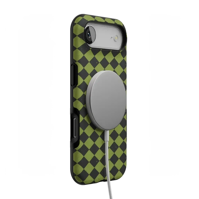 Wicked Hex | Green Checkered Case Phone Case get.casely 