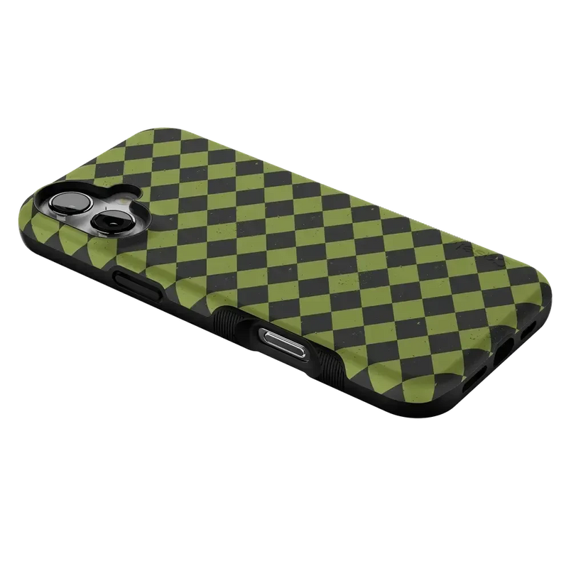 Wicked Hex | Green Checkered Case Phone Case get.casely 