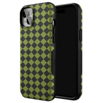 Wicked Hex | Green Checkered Case Phone Case get.casely 