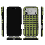Wicked Hex | Green Checkered Case Phone Case get.casely 