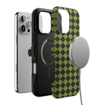Wicked Hex | Green Checkered Case Phone Case get.casely 