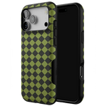 Wicked Hex | Green Checkered Case Phone Case get.casely 