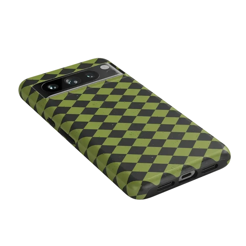 Wicked Hex | Green Checkered Case Phone Case get.casely 