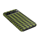 Wicked Hex | Green Checkered Case Phone Case get.casely 