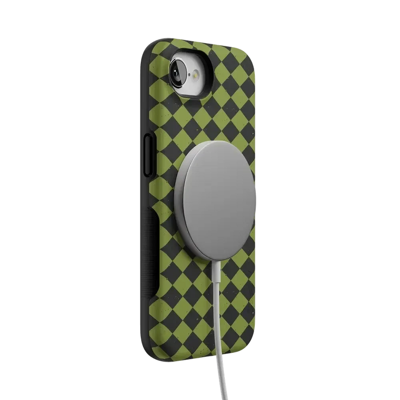 Wicked Hex | Green Checkered Case Phone Case get.casely 