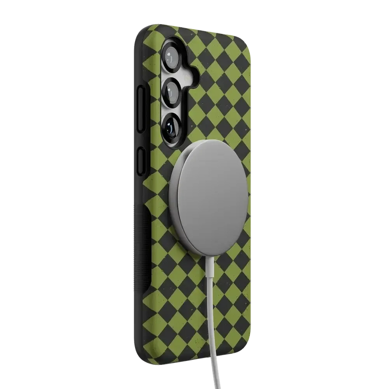 Wicked Hex | Green Checkered Case Phone Case get.casely 