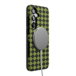 Wicked Hex | Green Checkered Case Phone Case get.casely 