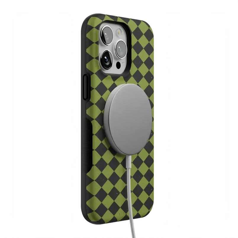 Wicked Hex | Green Checkered Case Phone Case get.casely 