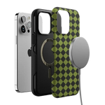 Wicked Hex | Green Checkered Case Phone Case get.casely 