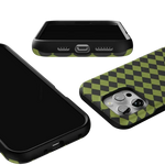 Wicked Hex | Green Checkered Case Phone Case get.casely 