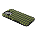 Wicked Hex | Green Checkered Case Phone Case get.casely 