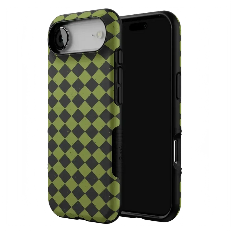 Wicked Hex | Green Checkered Case Phone Case get.casely 