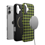 Wicked Hex | Green Checkered Case Phone Case get.casely 