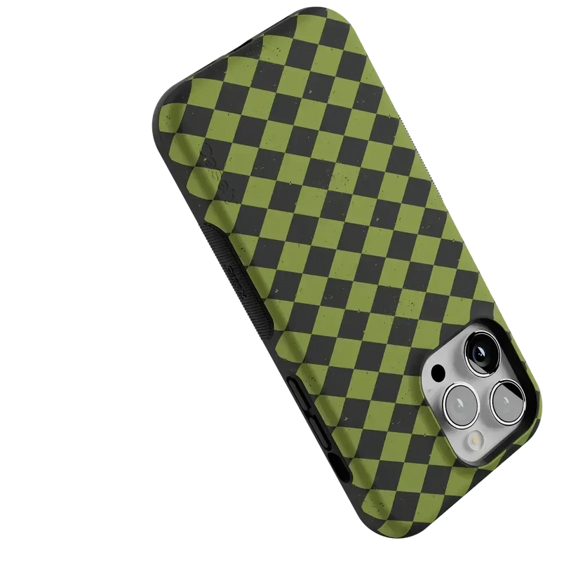 Wicked Hex | Green Checkered Case Phone Case get.casely 