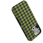 Wicked Hex | Green Checkered Case Phone Case get.casely 