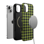 Wicked Hex | Green Checkered Case Phone Case get.casely 