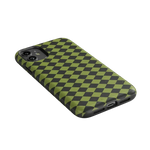 Wicked Hex | Green Checkered Case Phone Case get.casely 