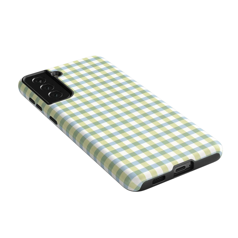 Pastel Picnic | Blue & Green Gingham Case