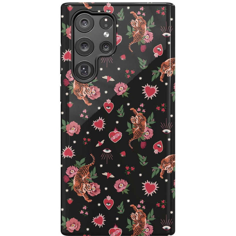 Wild at Heart | Tiger Case Phone Case Casetry Essential Galaxy S22 Ultra