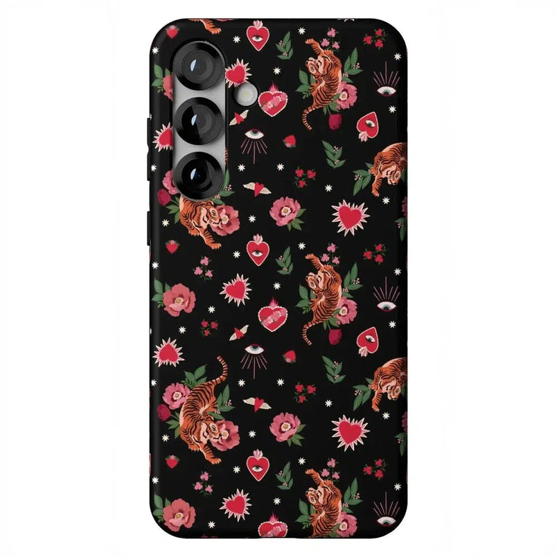 Wild at Heart | Tiger Case Phone Case Casetry Essential + MagSafe® Galaxy S25 Plus