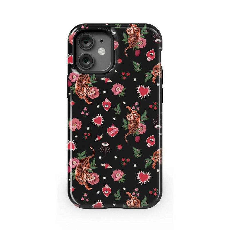 Wild at Heart | Tiger Case Phone Case Casetry Essential + MagSafe® iPhone 12 Mini