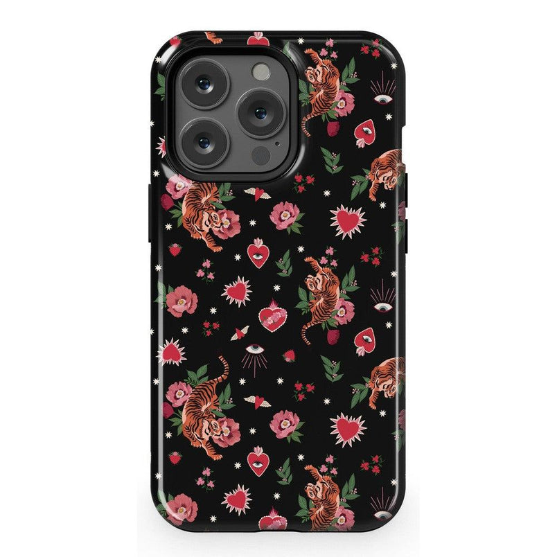 Wild at Heart | Tiger Case Phone Case Casetry Essential + MagSafe® iPhone 13 Pro