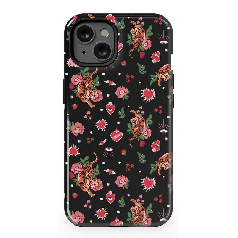 Wild at Heart | Tiger Case Phone Case Casetry Essential + MagSafe® iPhone 13
