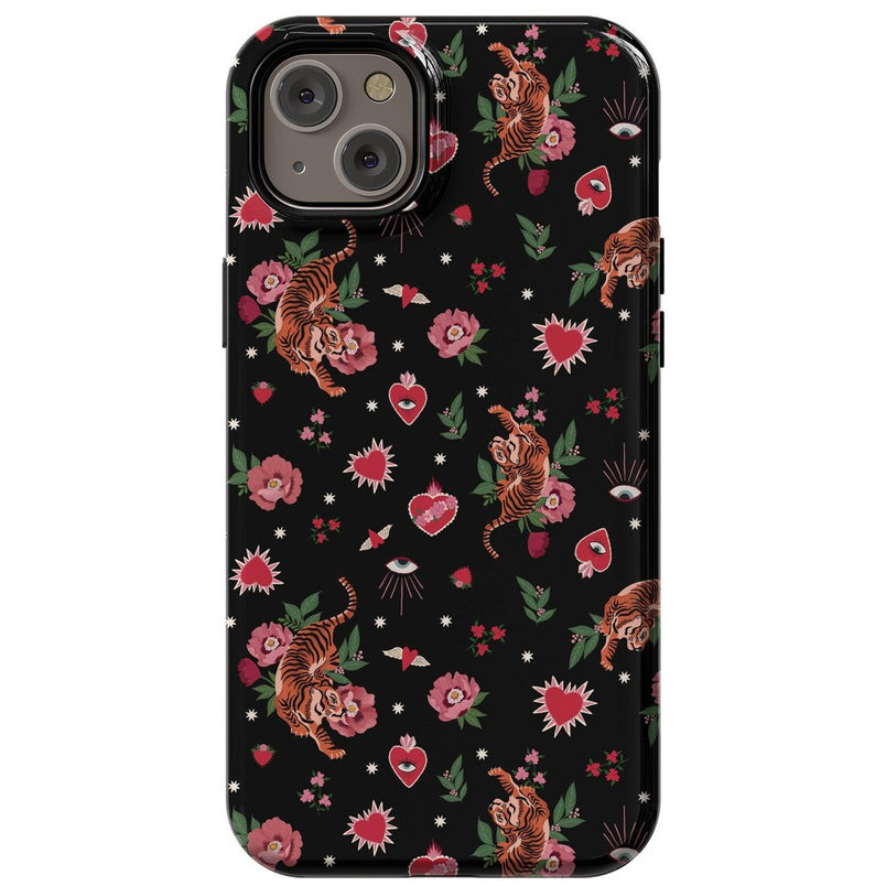 Wild at Heart | Tiger Case Phone Case Casetry Essential + MagSafe® iPhone 14 Plus