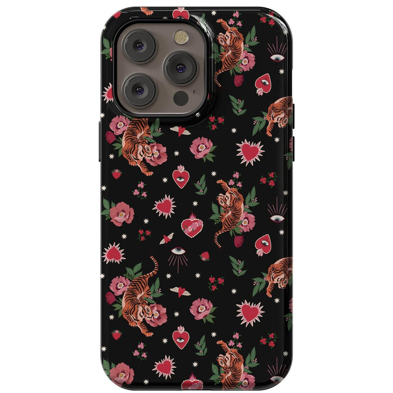 Wild at Heart | Tiger Case Phone Case Casetry Essential + MagSafe® iPhone 14 Pro Max