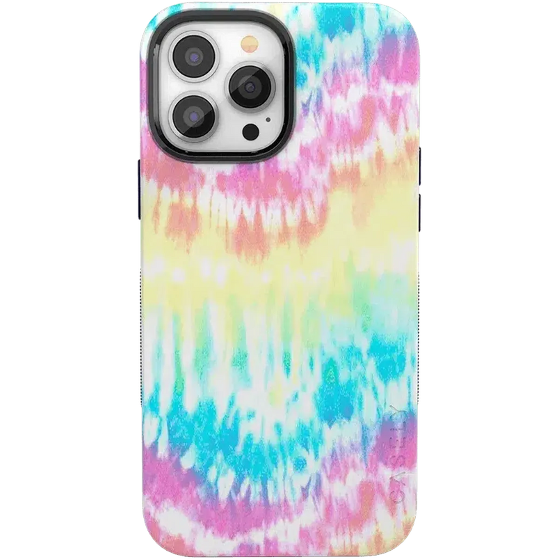 Wild & Free | Classic Rainbow Tie Dye iPhone Case iPhone Case get.casely Bold + MagSafe® iPhone 13 Pro 