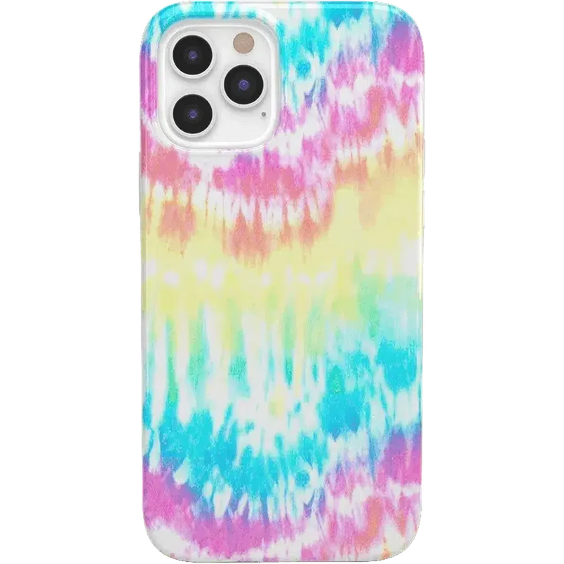 Wild & Free | Classic Rainbow Tie Dye iPhone Case iPhone Case get.casely Classic iPhone 12 Pro 
