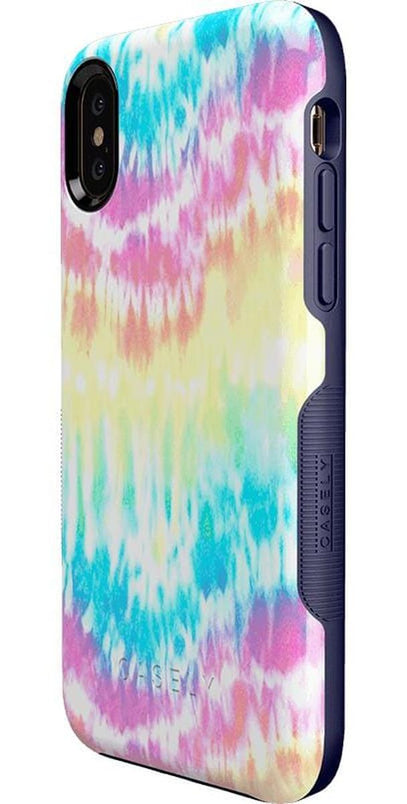 Wild & Free | Classic Rainbow Tie Dye iPhone Case iPhone Case get.casely 