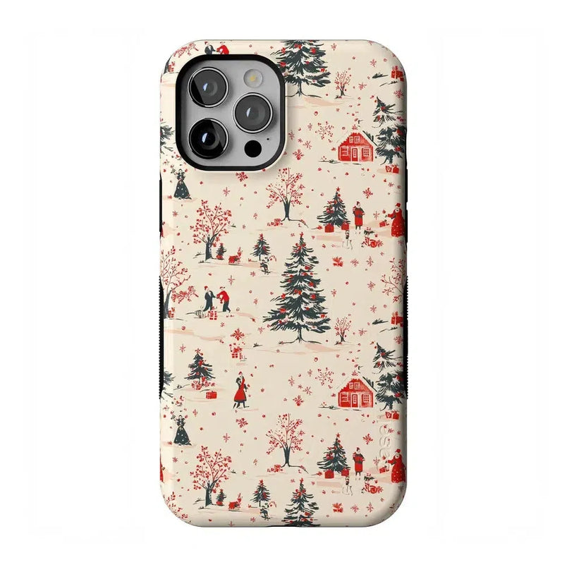 Winter Nostalgia | Vintage Holiday Case Phone Case Casetry 