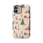 Winter Nostalgia | Vintage Holiday Case Phone Case Casetry 