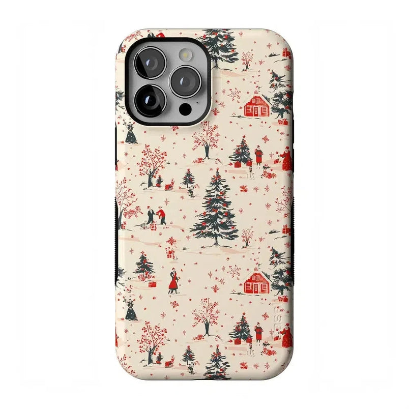 Winter Nostalgia | Vintage Holiday Case Phone Case Casetry 