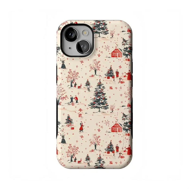 Winter Nostalgia | Vintage Holiday Case Phone Case Casetry 