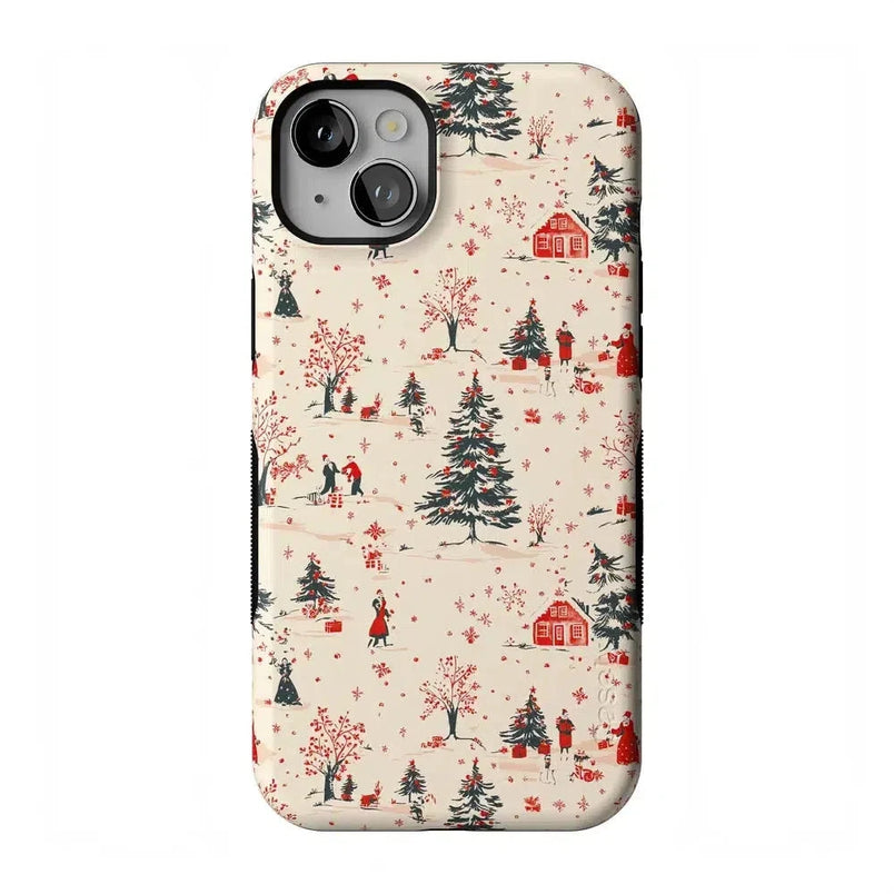 Winter Nostalgia | Vintage Holiday Case Phone Case Casetry 