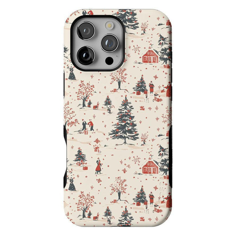 Winter Nostalgia | Vintage Holiday Case Phone Case Casetry 