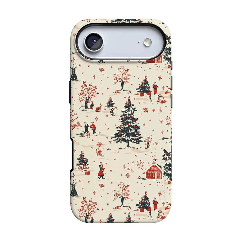 Winter Nostalgia | Vintage Holiday Case Phone Case Casetry Bold Flex + MagSafe® iPhone 17 Air 