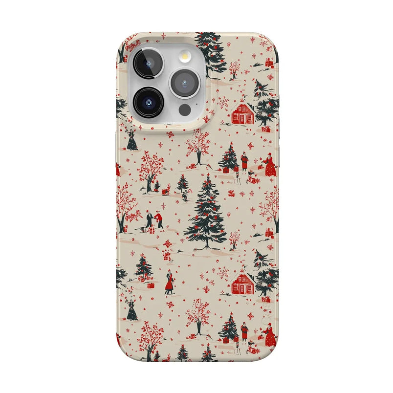 Winter Nostalgia | Vintage Holiday Case Phone Case Casetry Classic + MagSafe® iPhone 15 Pro Max 