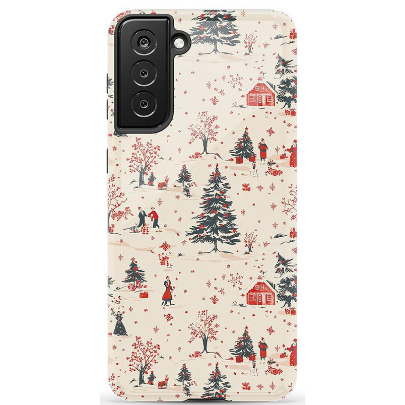 Winter Nostalgia | Vintage Holiday Case Phone Case Casetry Essential Galaxy S21 Plus