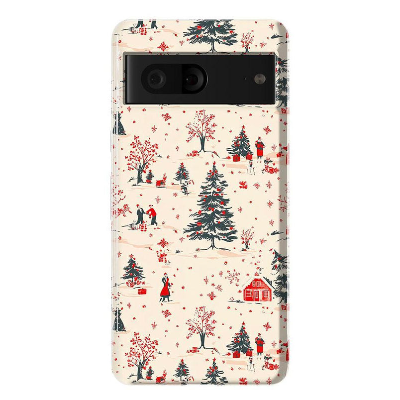 Winter Nostalgia | Vintage Holiday Case Phone Case Casetry Essential Google Pixel 7