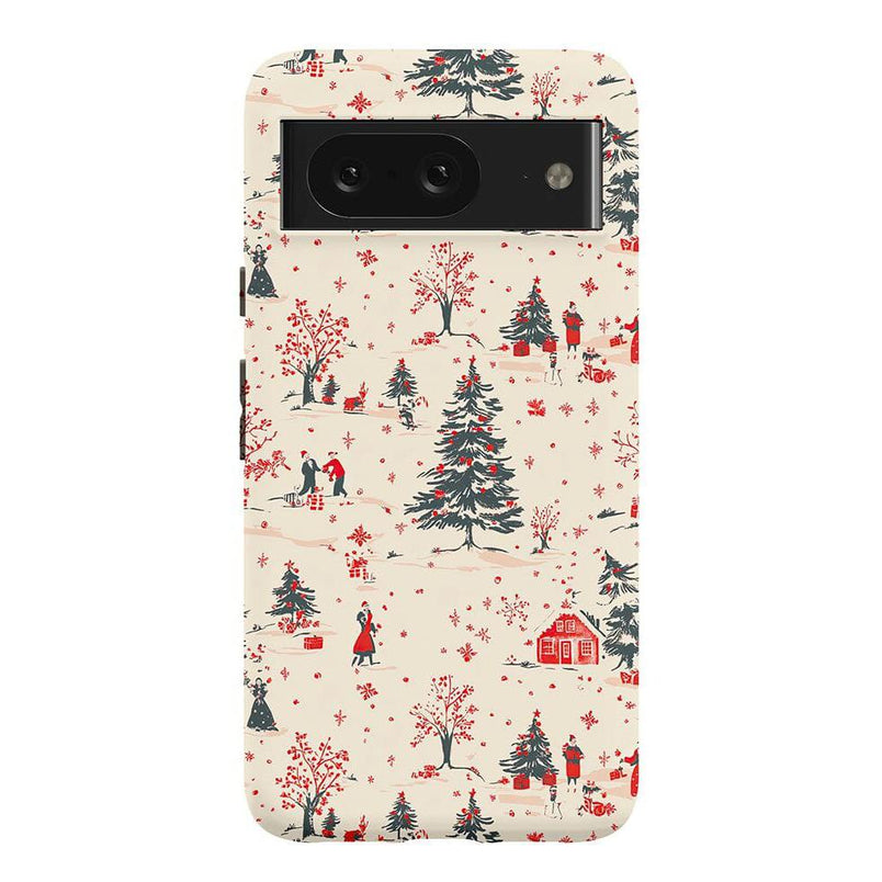 Winter Nostalgia | Vintage Holiday Case Phone Case Casetry Essential Google Pixel 8