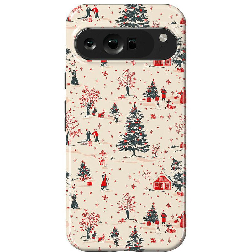 Winter Nostalgia | Vintage Holiday Case Phone Case Casetry Essential Google Pixel 9 Pro XL