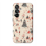 Winter Nostalgia | Vintage Holiday Case Phone Case Casetry Essential + MagSafe® Galaxy S25 Plus