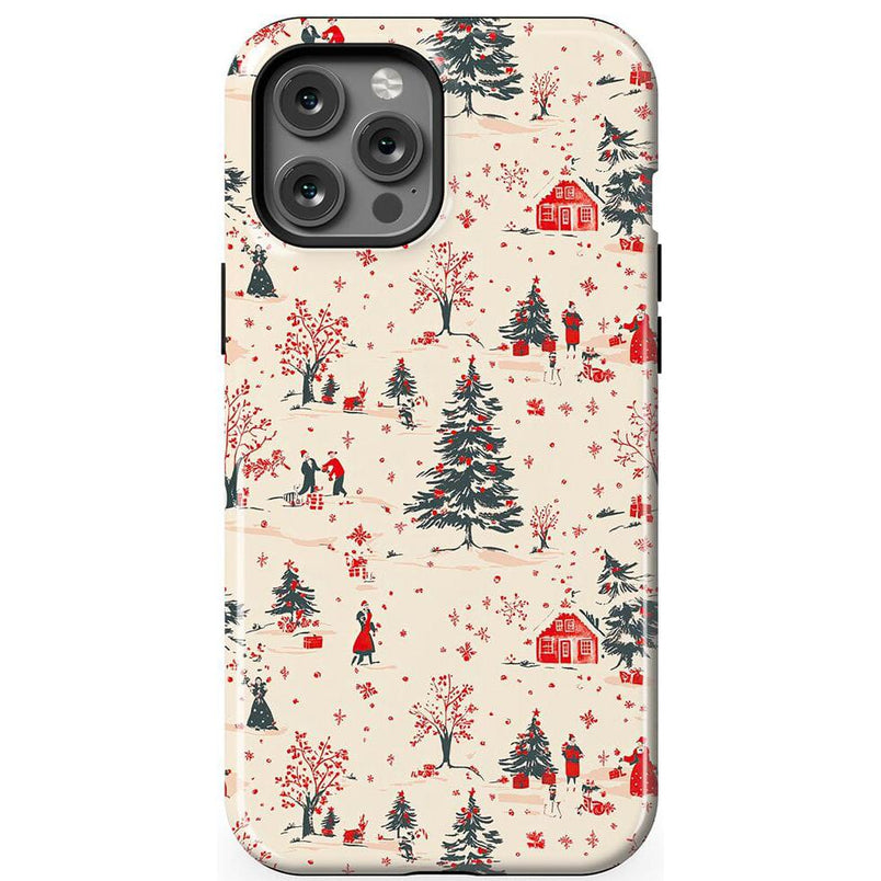 Winter Nostalgia | Vintage Holiday Case Phone Case Casetry Essential + MagSafe® iPhone 12 Pro Max