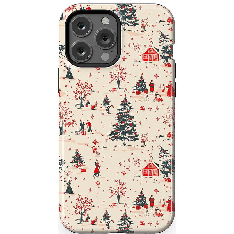 Winter Nostalgia | Vintage Holiday Case Phone Case Casetry Essential + MagSafe® iPhone 13 Pro Max