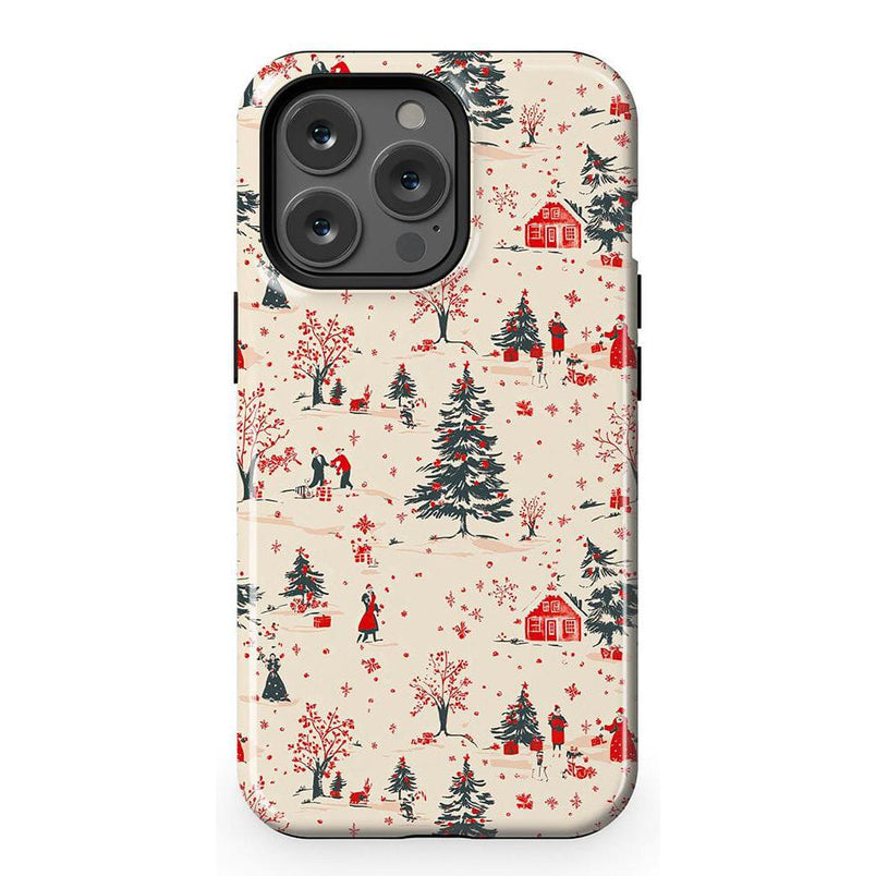 Winter Nostalgia | Vintage Holiday Case Phone Case Casetry Essential + MagSafe® iPhone 13 Pro