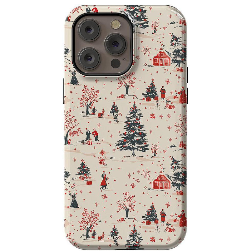 Winter Nostalgia | Vintage Holiday Case Phone Case Casetry Essential + MagSafe® iPhone 14 Pro Max