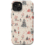 Winter Nostalgia | Vintage Holiday Case Phone Case Casetry Essential + MagSafe® iPhone 15 Plus